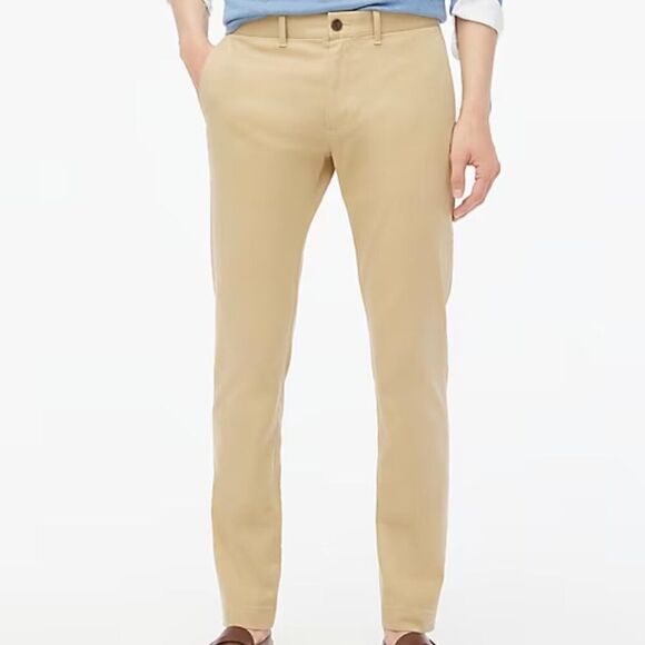 J. Crew Factory H3167 lim-fit flex chino pants NWT British Khaki - Picture 6 of 14
